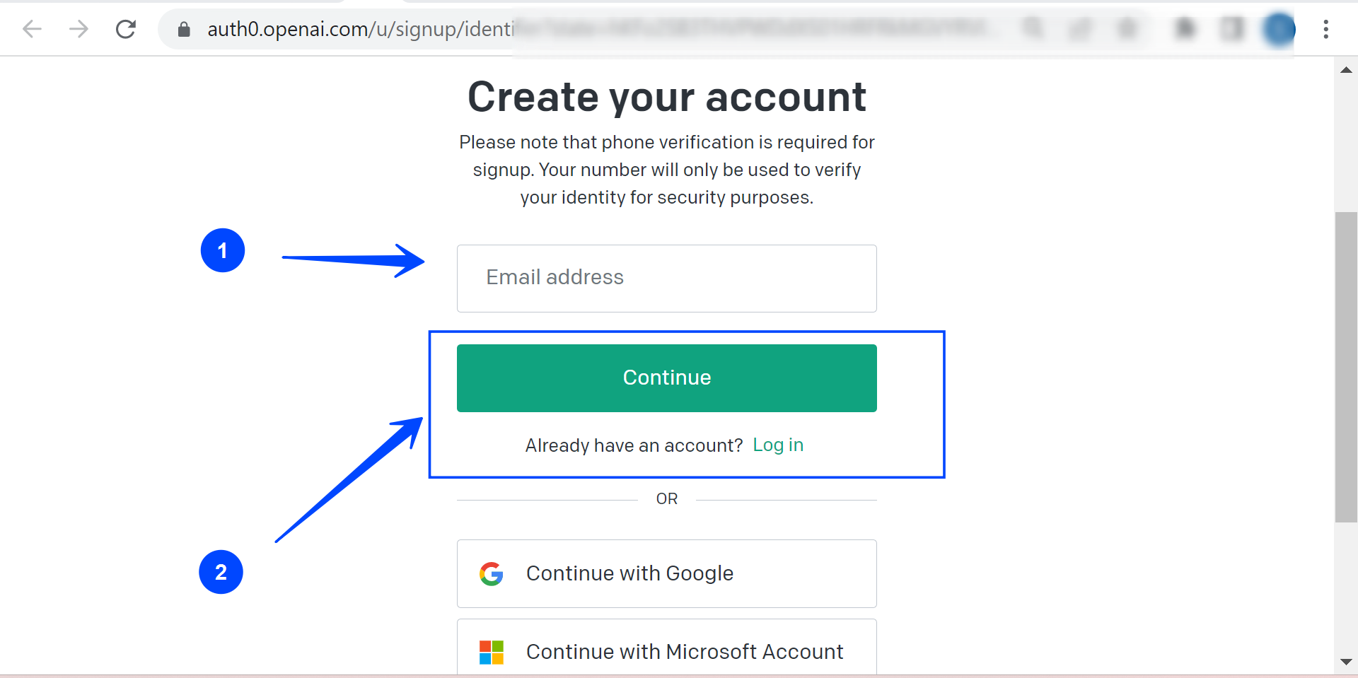 Create OpenAI Account Steps