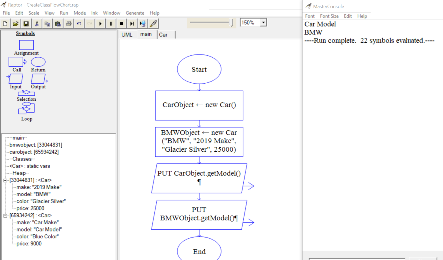 Create Class/Object in Raptor flowcharts - TestingDocs.com
