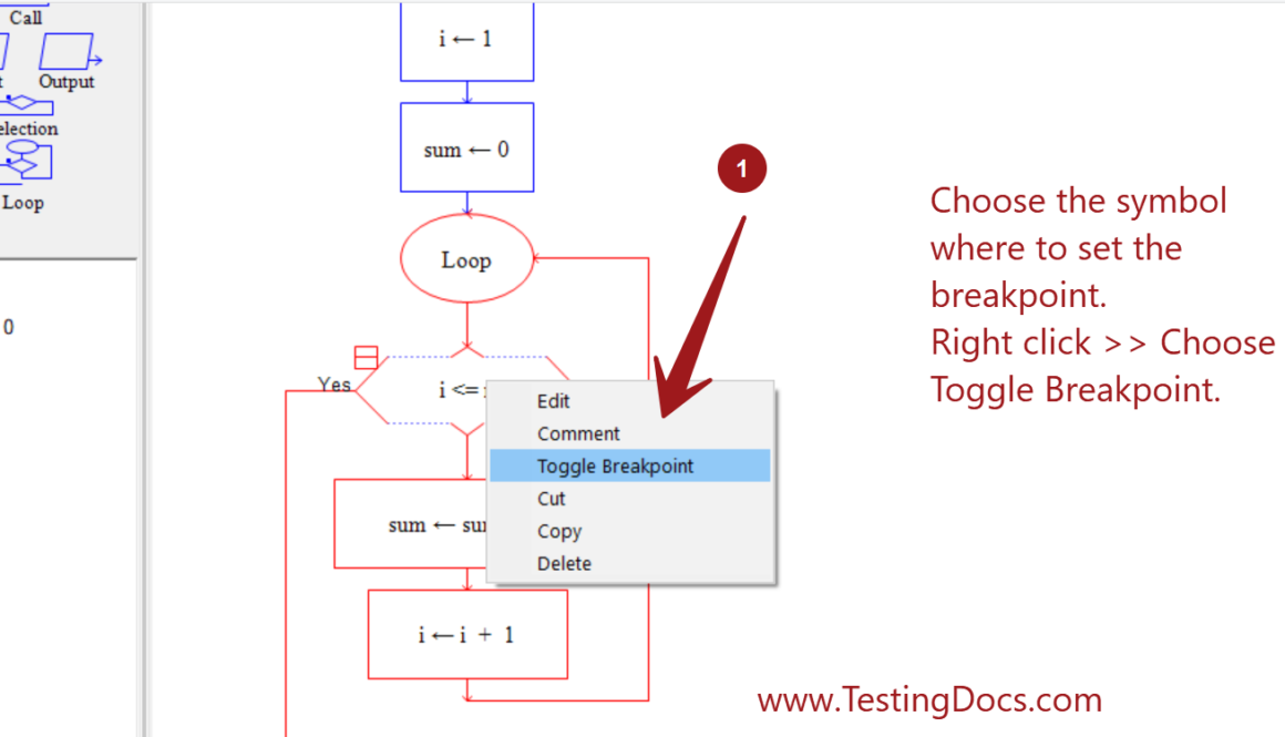 Debugging Raptor Flowchart
