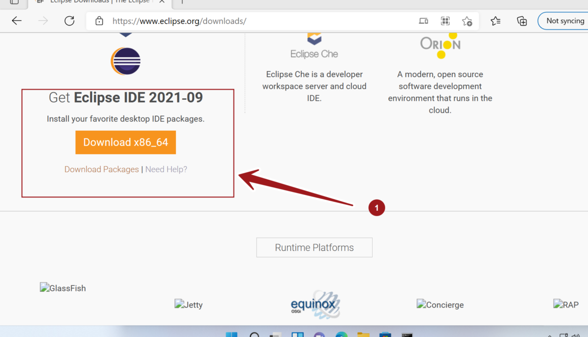 Download Eclipse Installer Windows 11