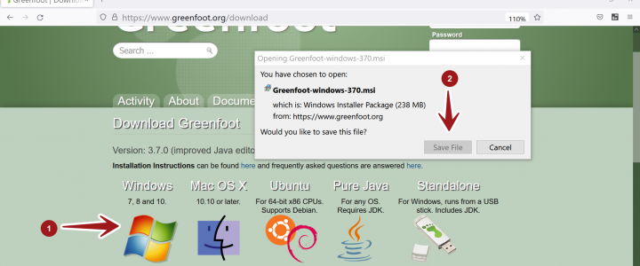 Download Greenfoot Windows