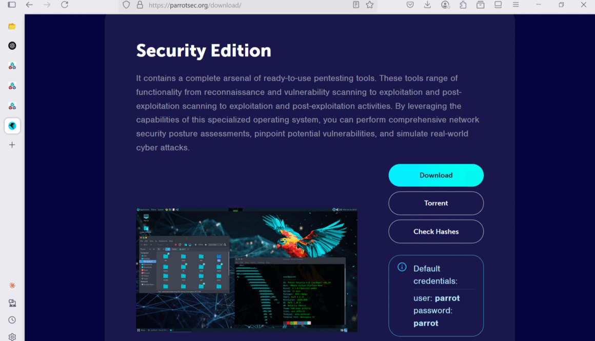Download Parrot OS ISO Image