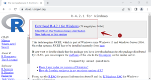 R (programming language) visual data 2