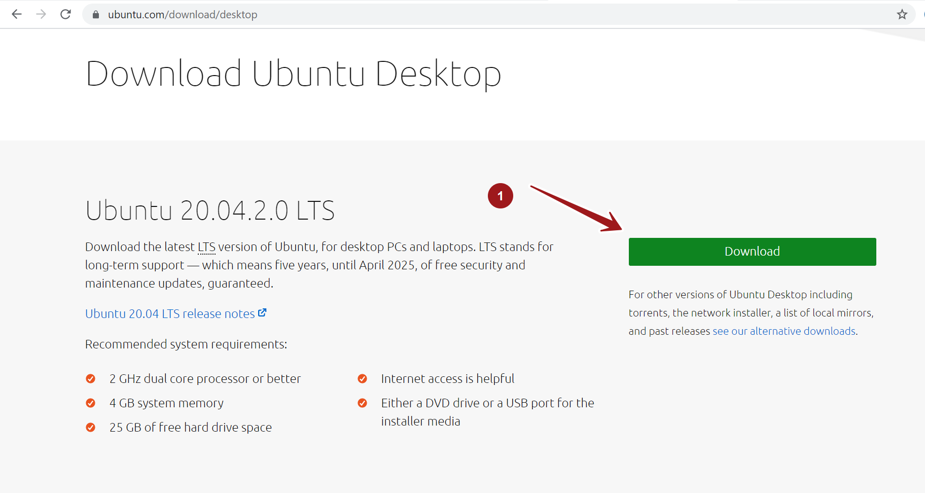 Download Ubuntu Desktop