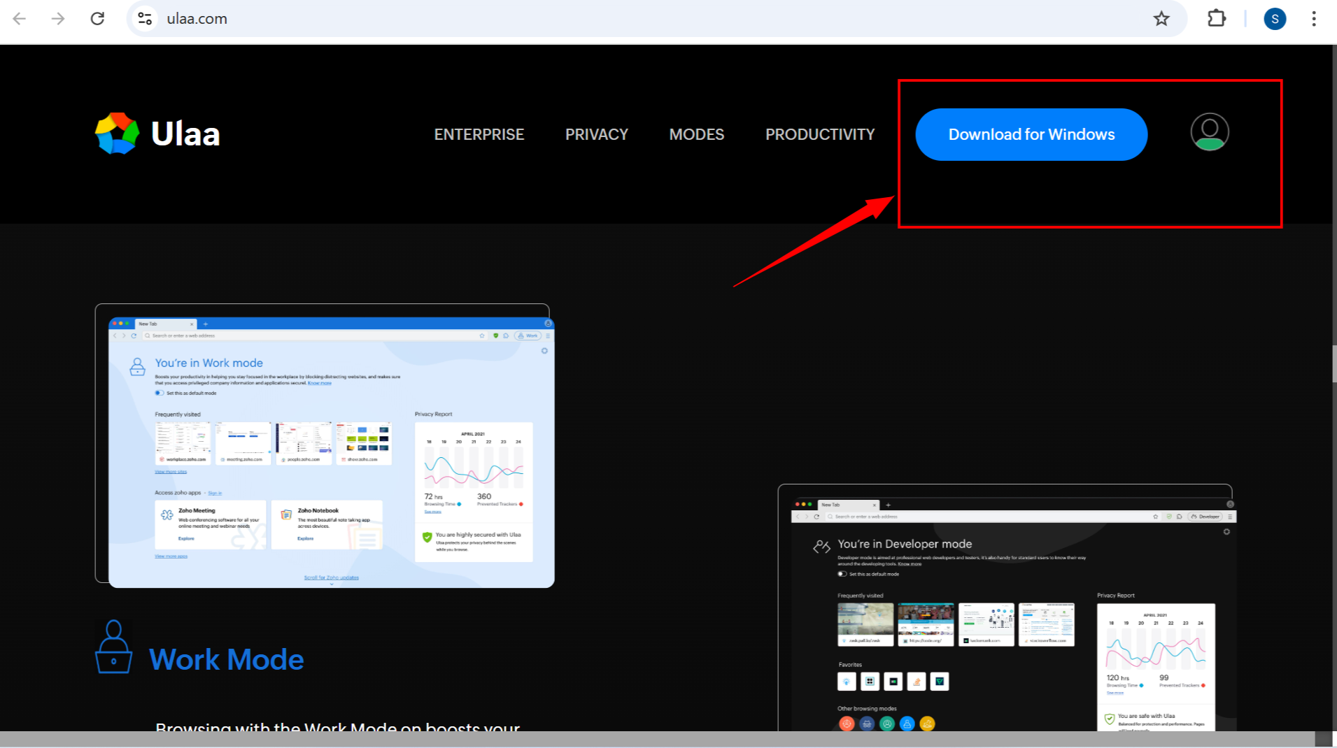 Download Ulla Browser on Windows