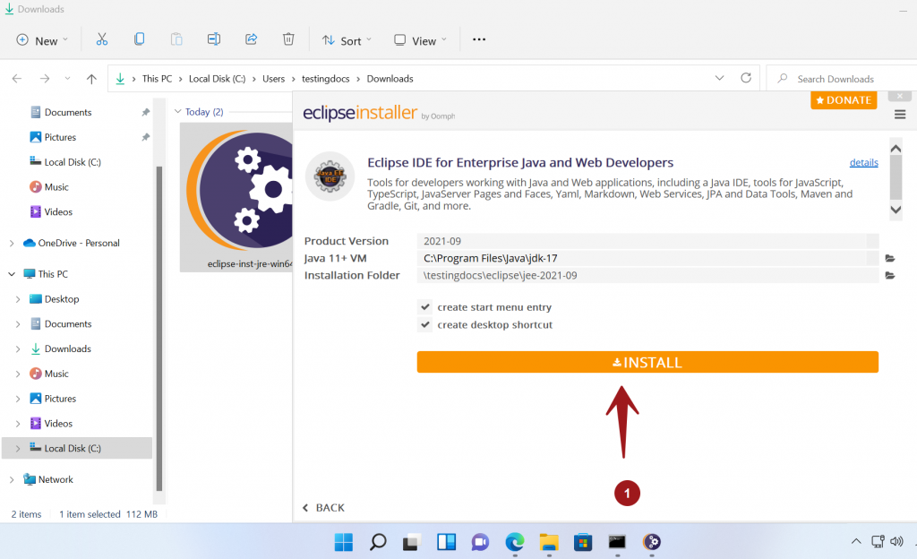Install Eclipse IDE on Windows 11 - TestingDocs