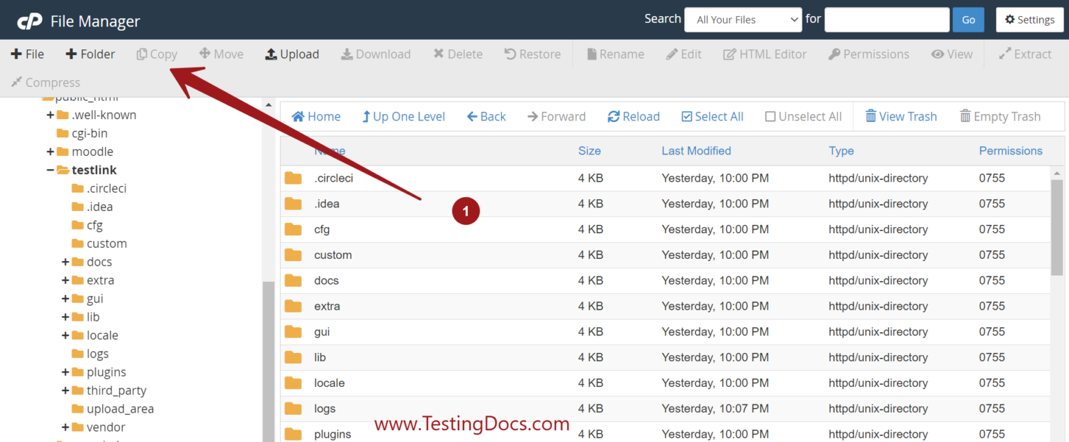 Install TestLink CPanel [ 2024 ] - TestingDocs