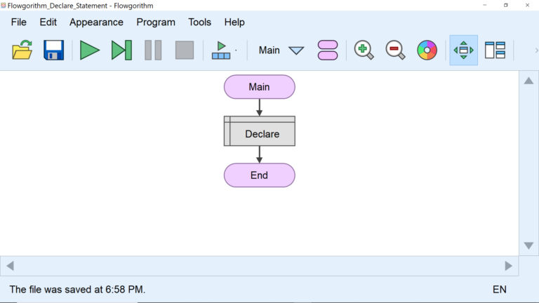 Flowgorithm Declare Statement | TestingDocs