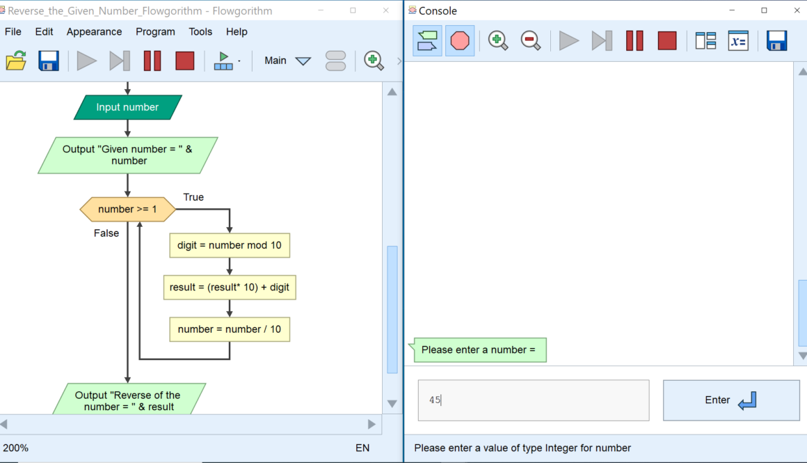 Flowgorithm Flowchart Example