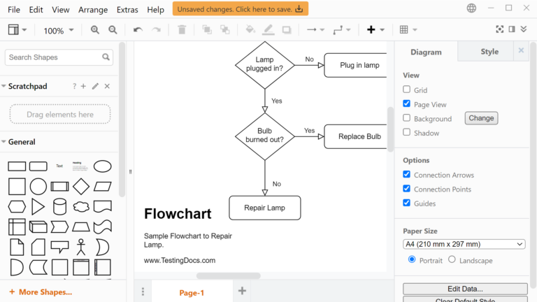 Free Flowchart Software for Windows | TestingDocs.com