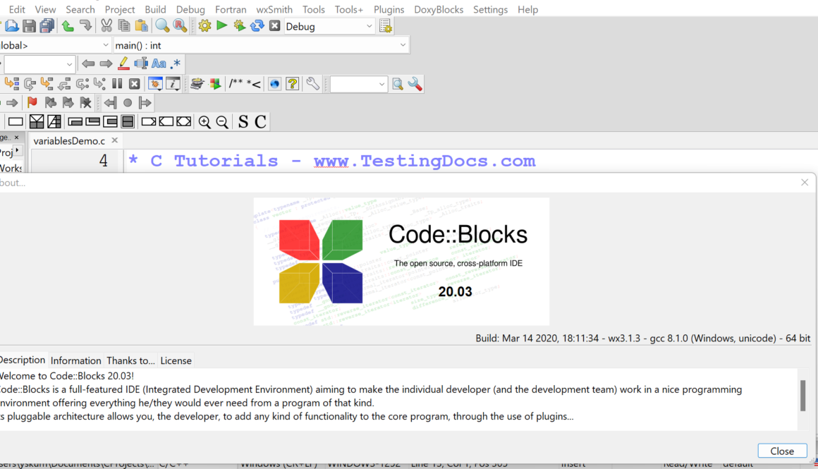 Free IDE for C and C++ CodeBlocks