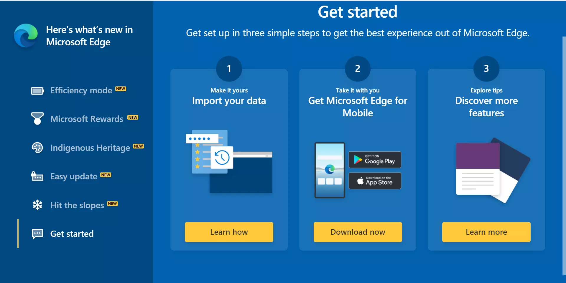 Get Started with Microsoft Edge