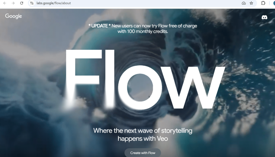 Google Flow AI Video Tool