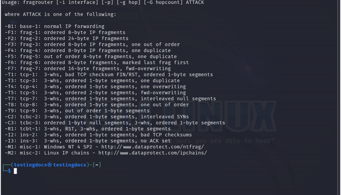 IP Fragmentation Attack Tool