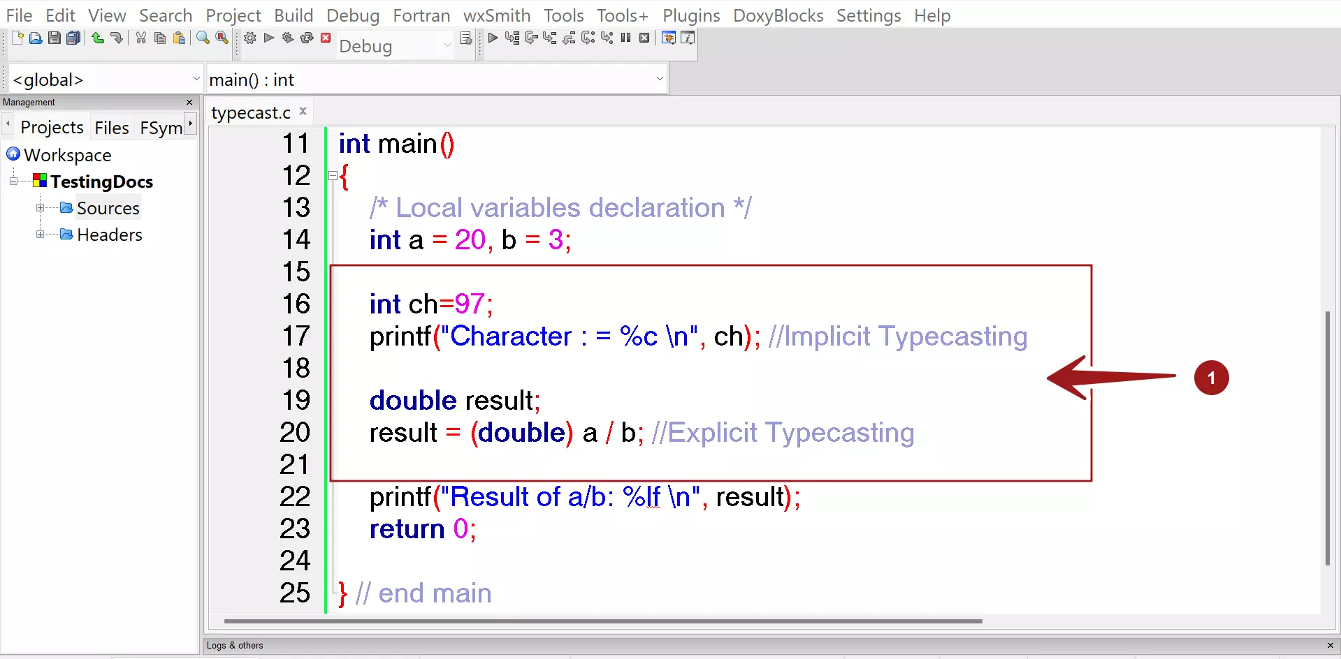 Implicit Typecasting in C