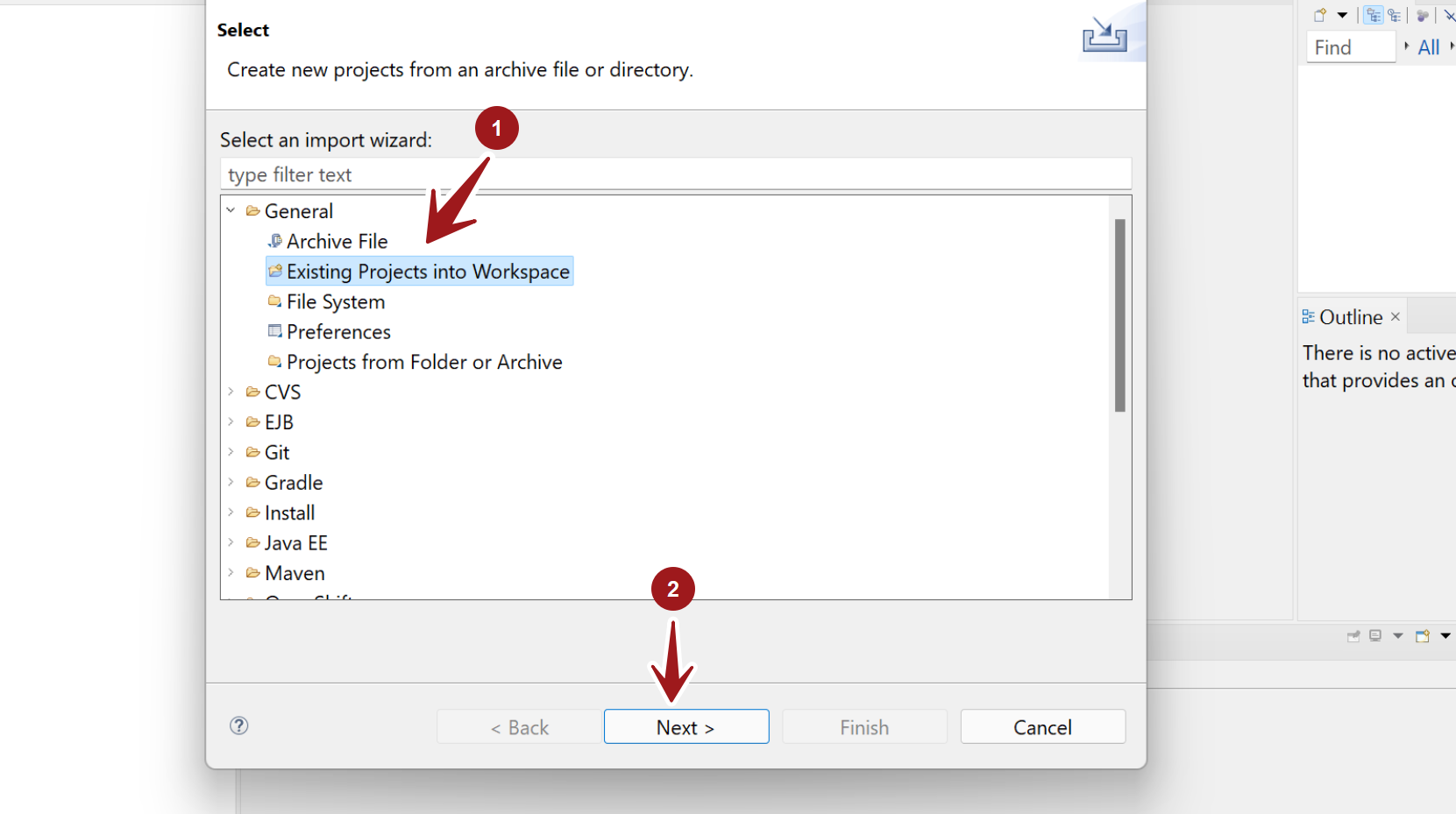 Import Java Project Eclipse