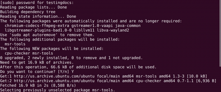 Install CPU Checker Ubuntu