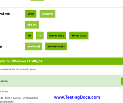 Install CUDA Toolkit