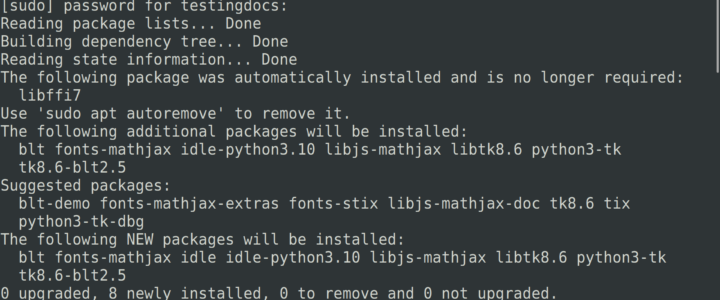 Install Python IDLE on Ubuntu