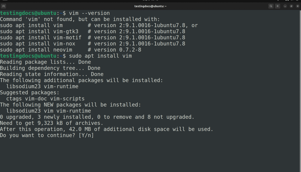 Install Vim on Linux