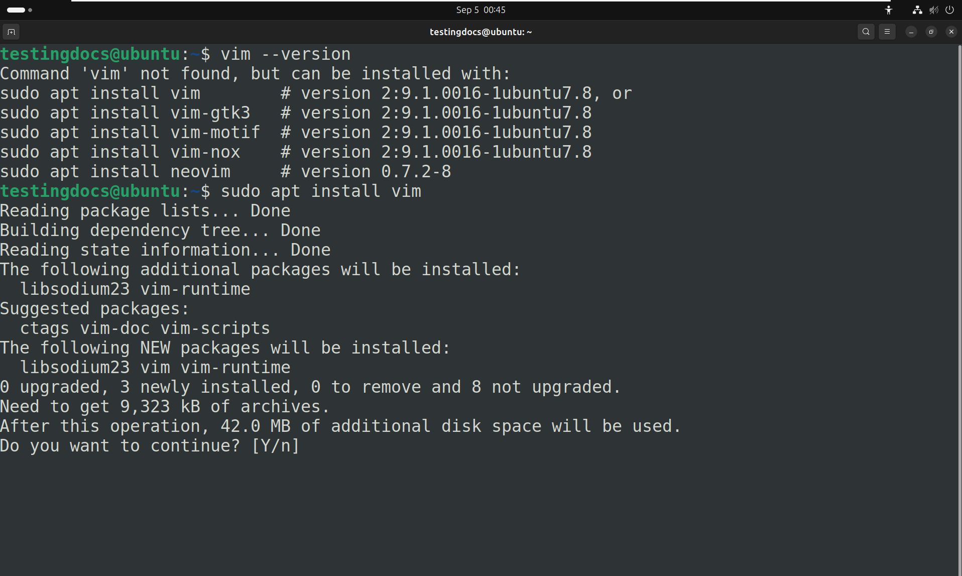 Install Vim on Linux