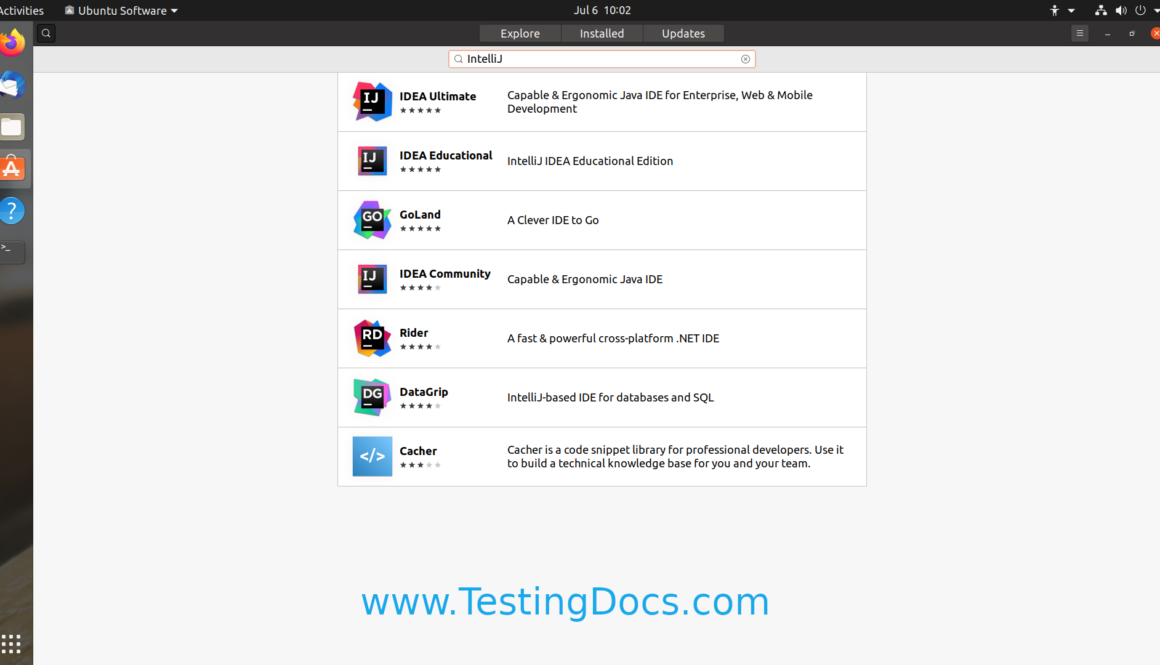 IntelliJ Search Ubuntu