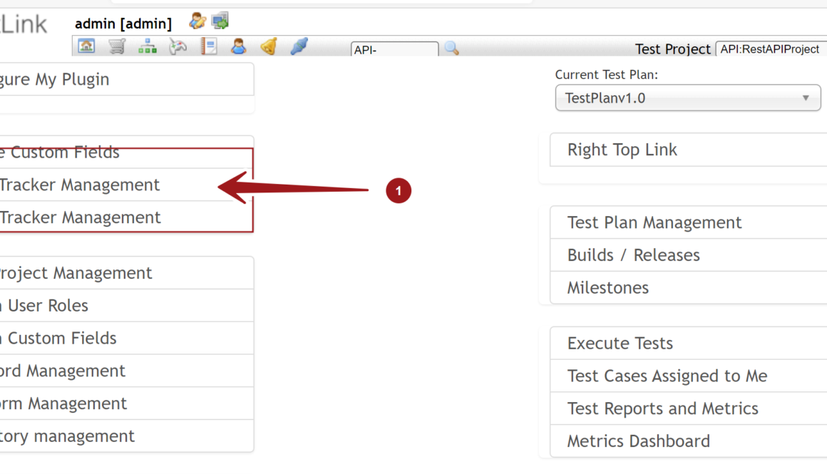 Issue Tracker Management TestLink