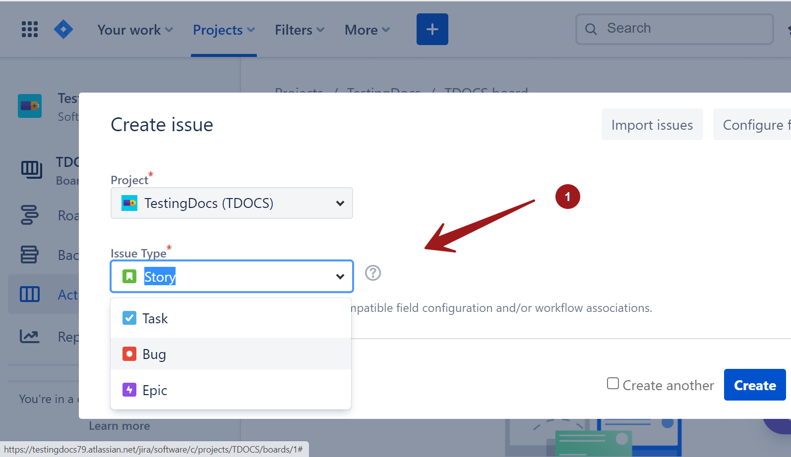 Issue Types in Jira Software