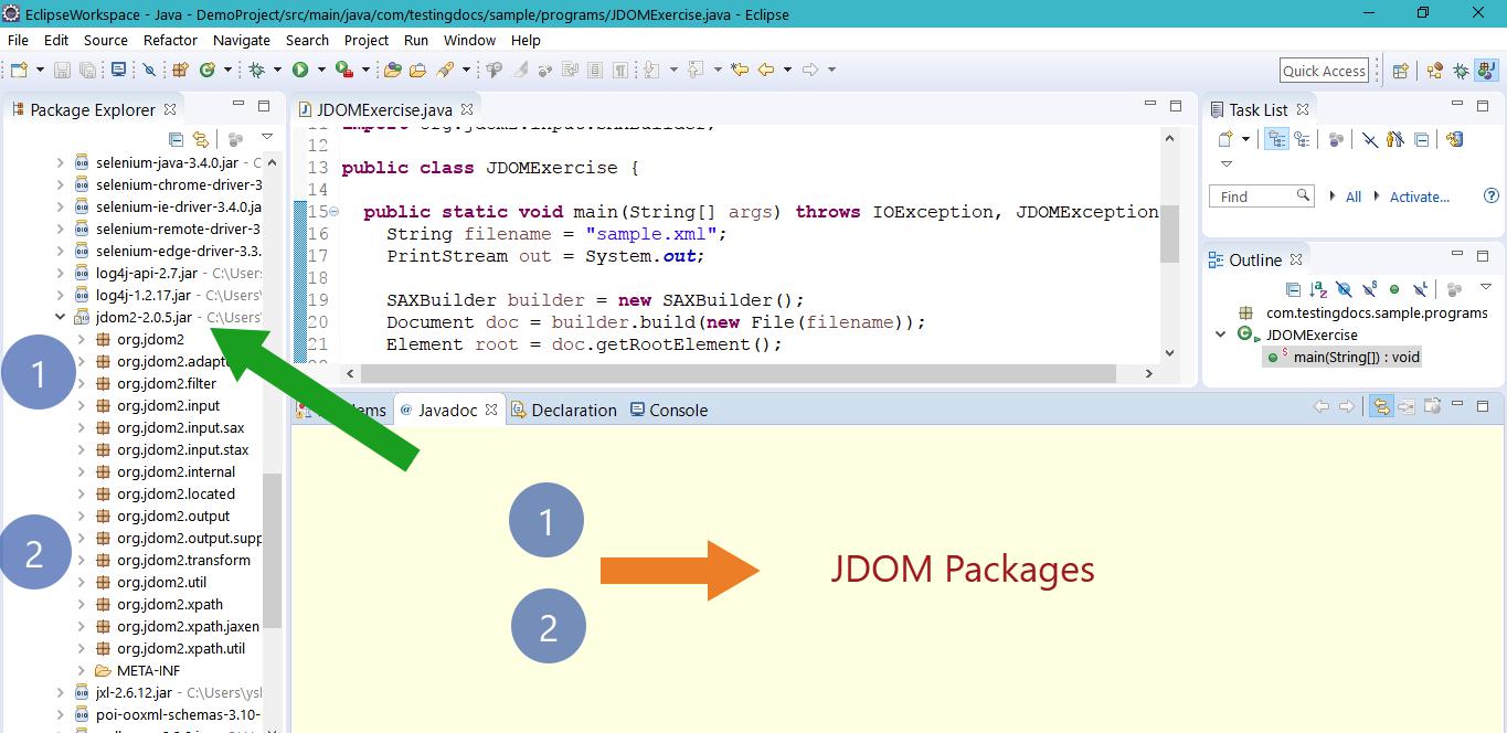 JDOM Packages