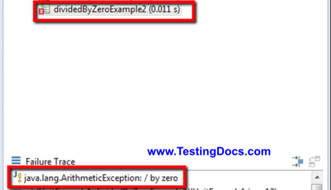 JUnit Exception Test