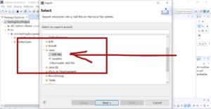 Export a Jar file in Eclipse - TestingDocs