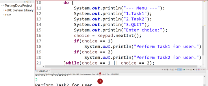 Java Do While Loop