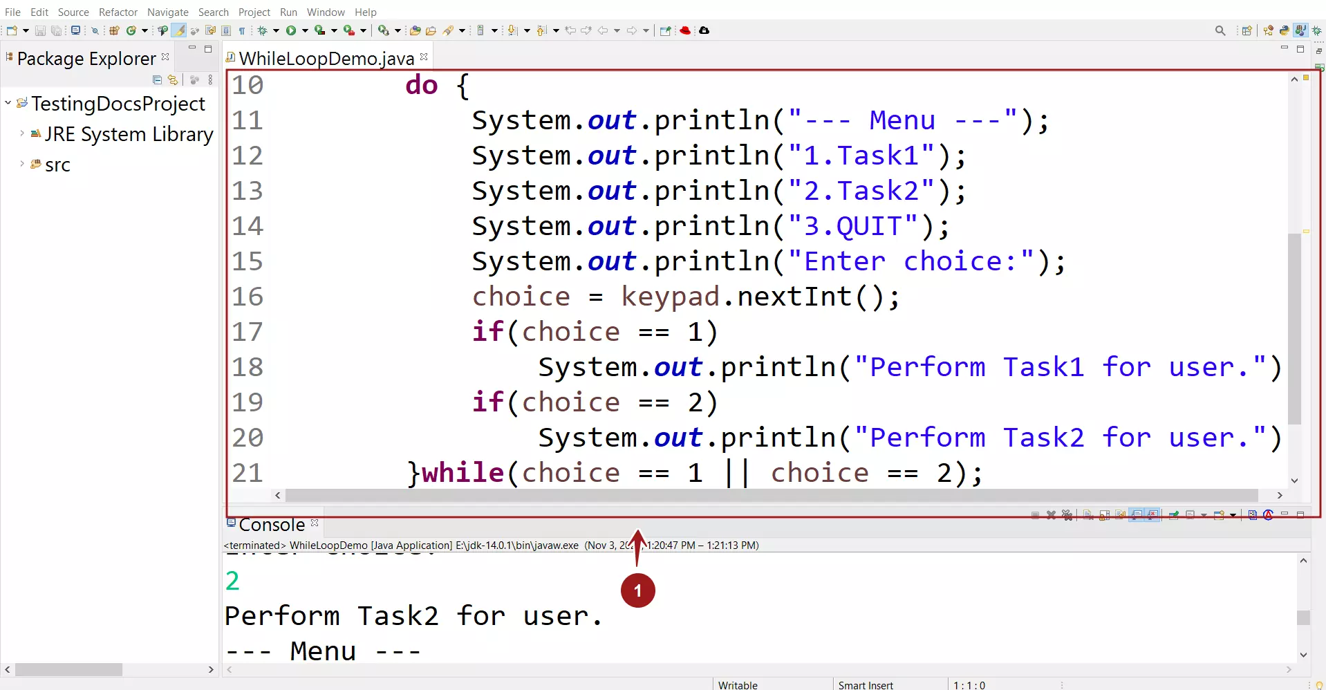 Java Do While Loop