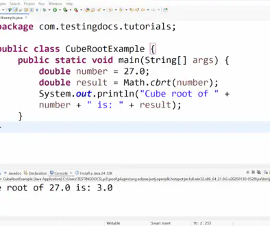 Java cbrt method