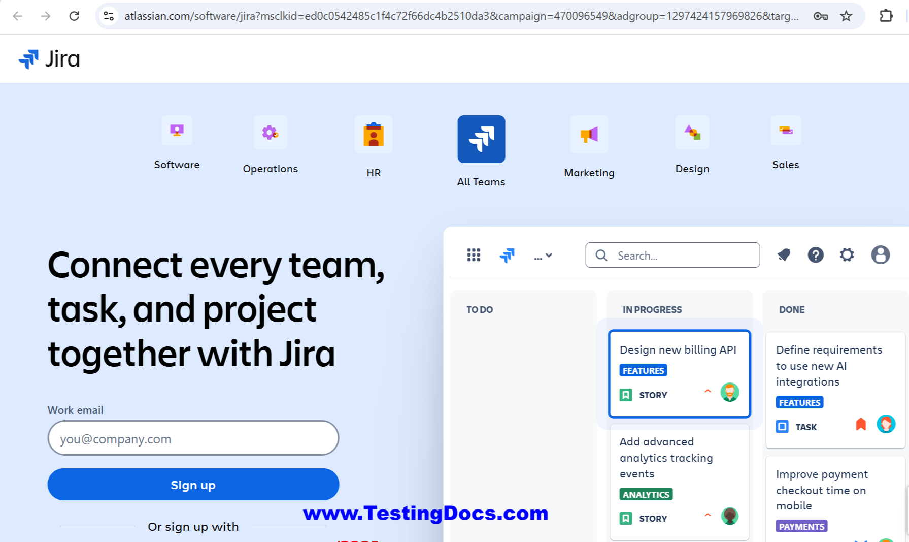 Jira Bug Tracking Tool