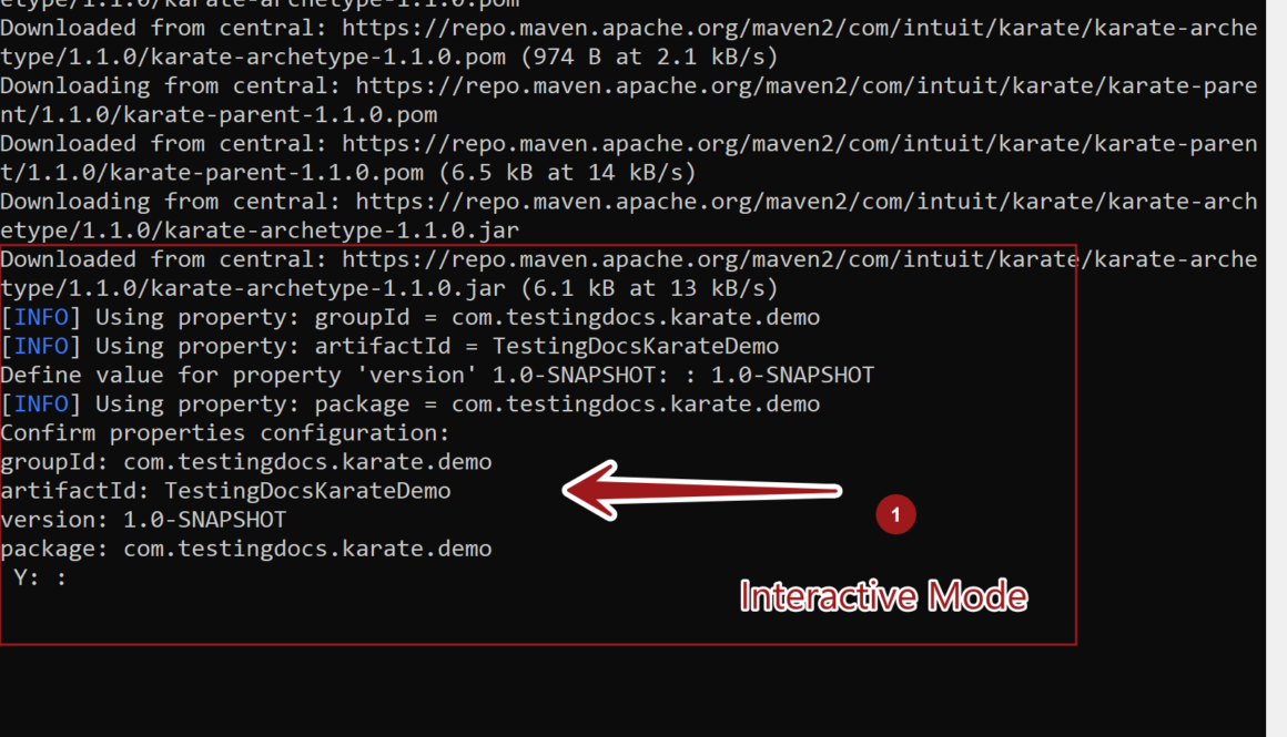 Create Karate Automation Project