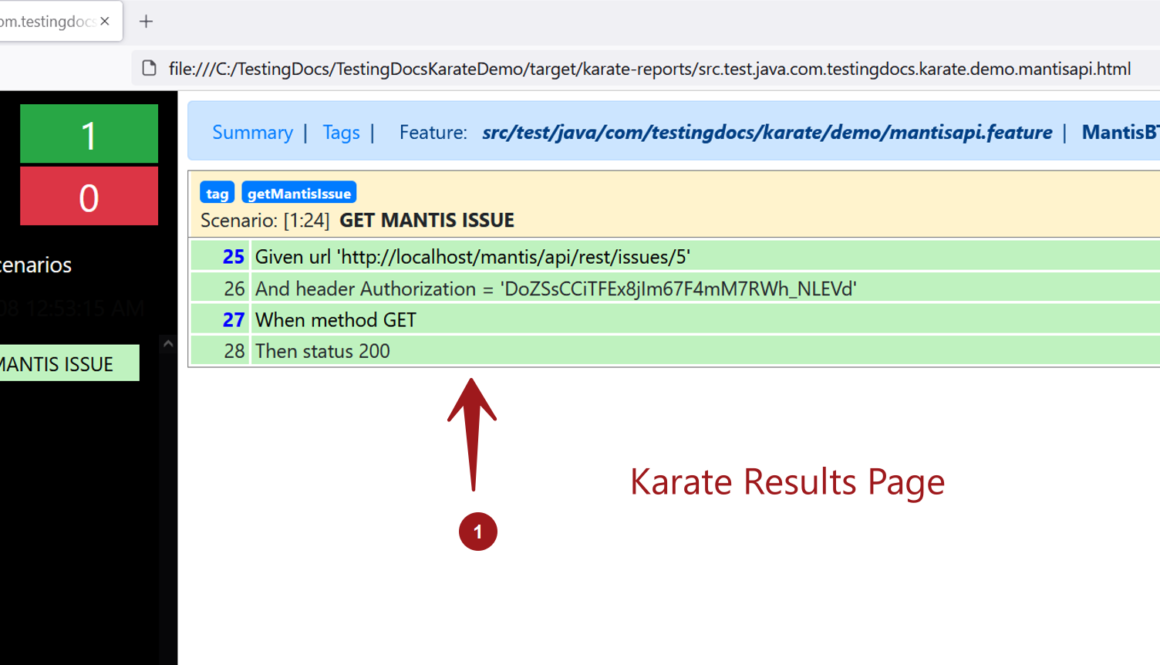 Karate Results Page