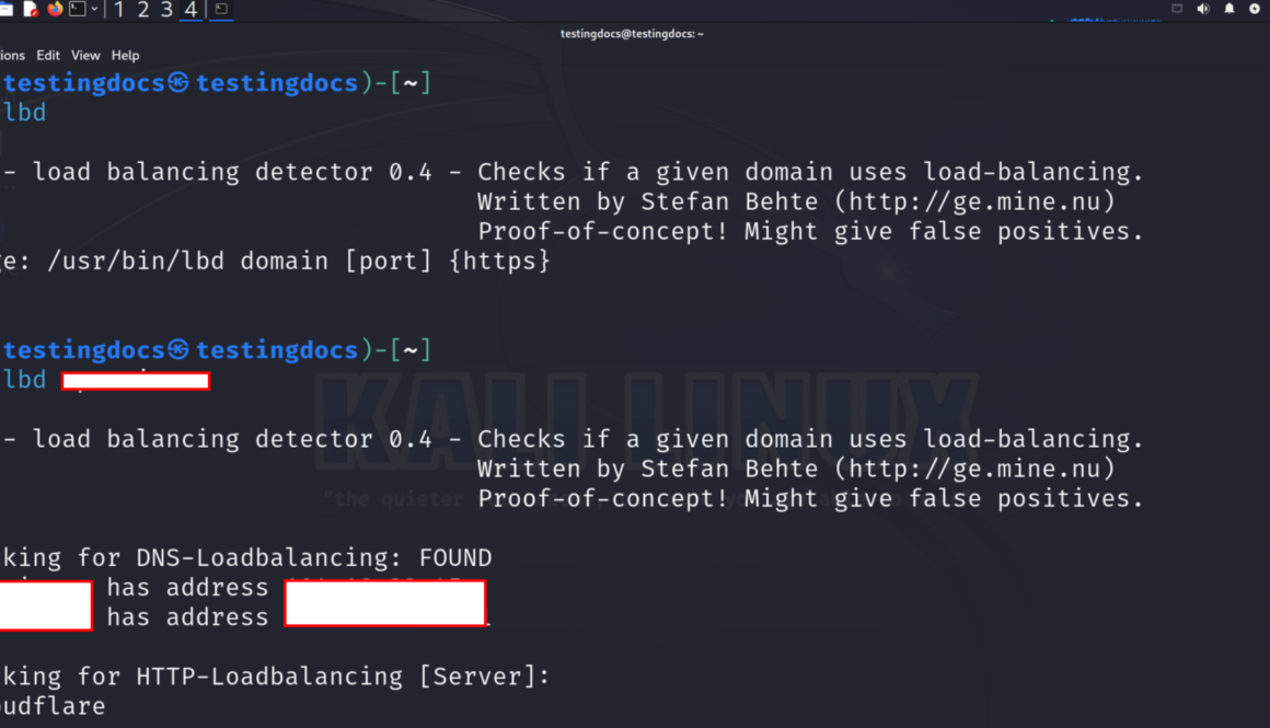 LBD Kali Linux Tool