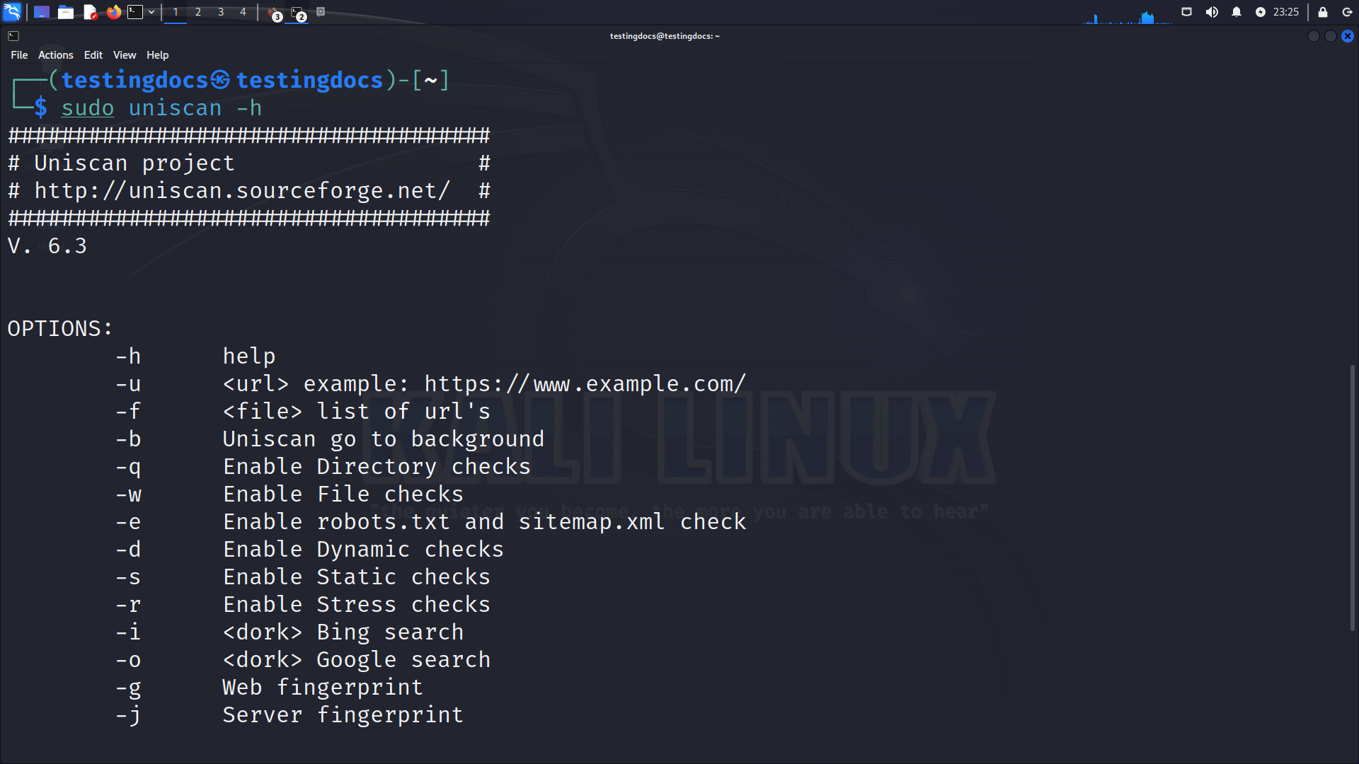 Linux Vulnerability Testing Tools