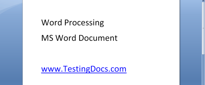 MS_Word_Document Application Software