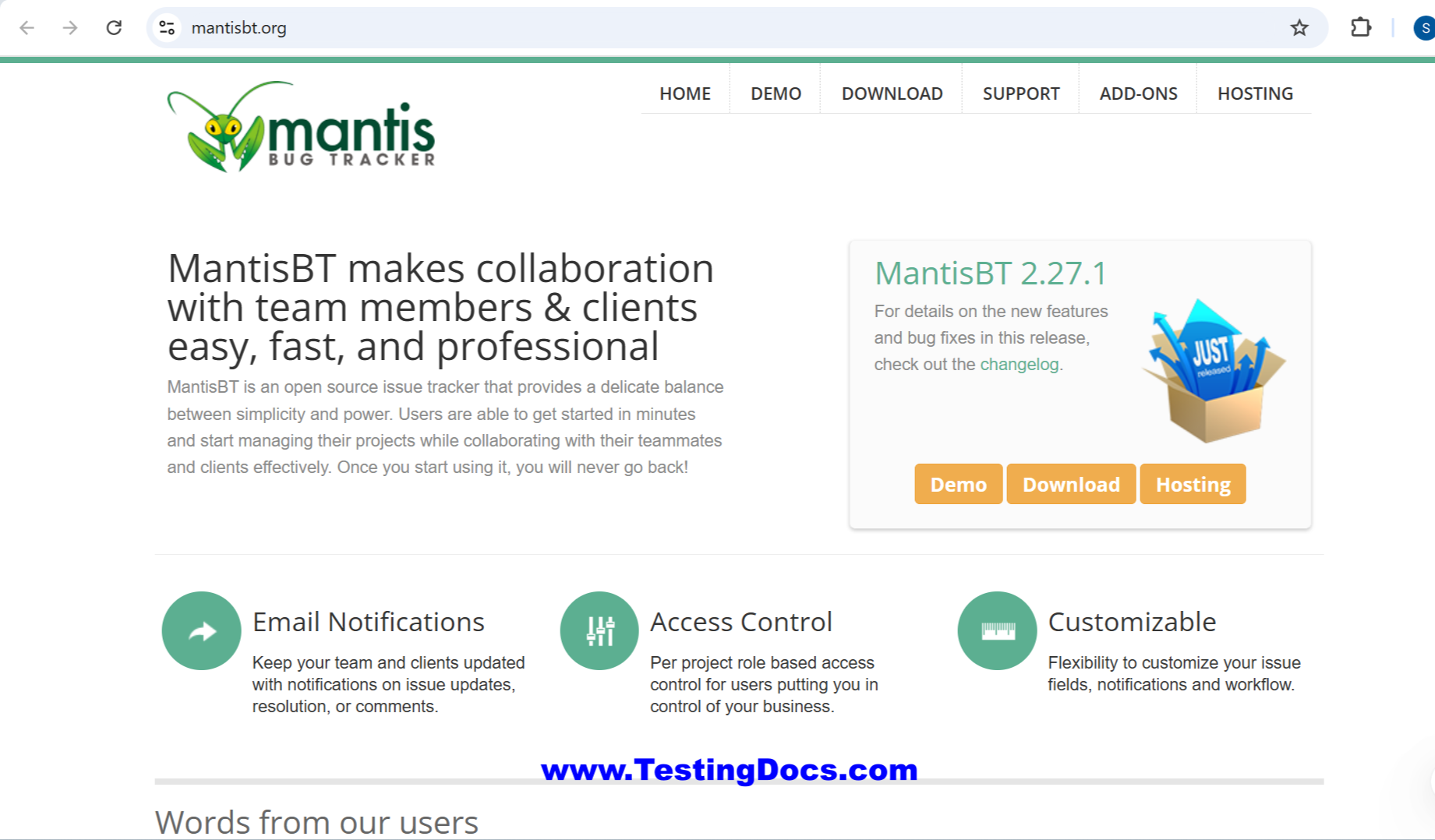 MantisBT Bug Tool
