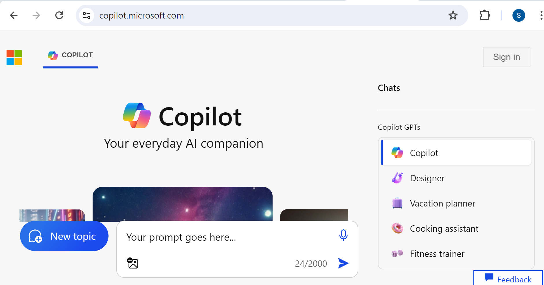 Microsoft Copilot Preview