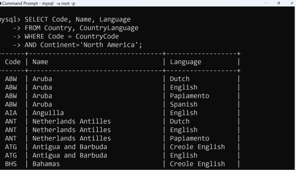 MySQL Join Comma Syntax