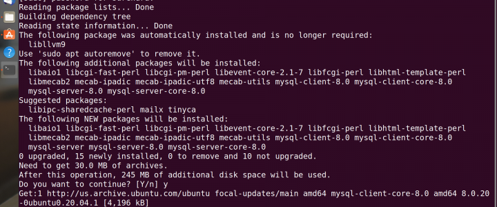 Mysql Server Install Linux
