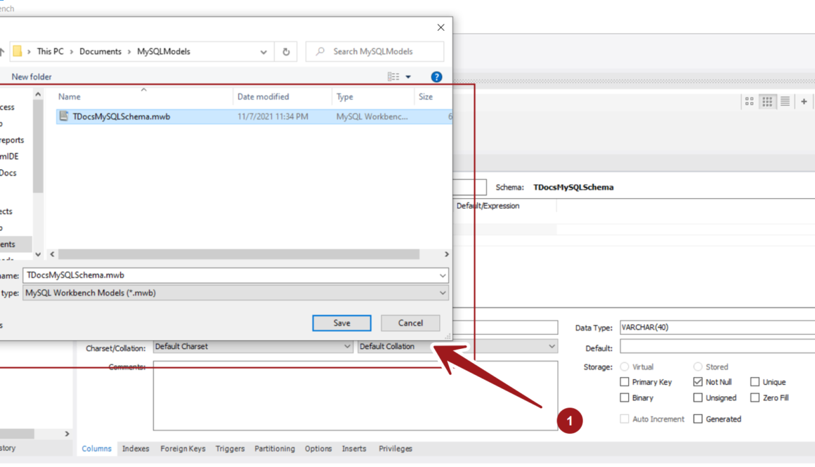 MySQL Workbench Models