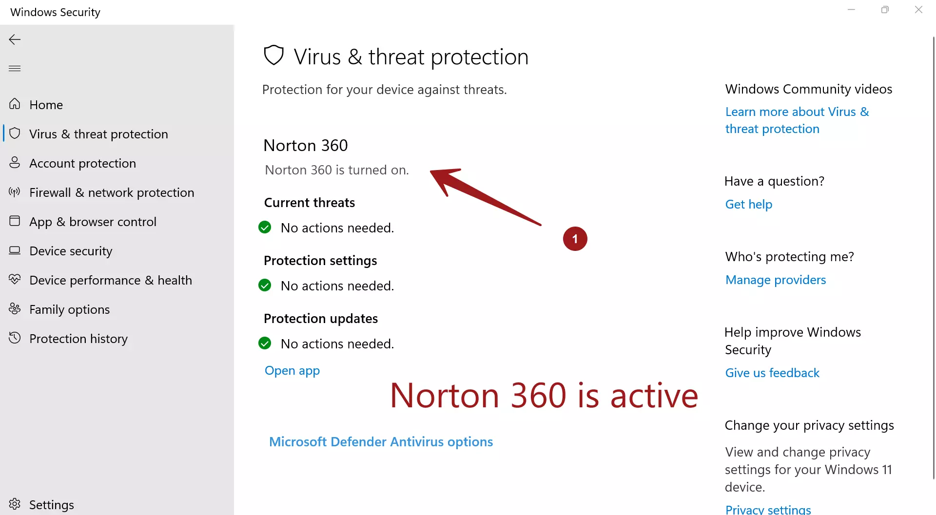 Norton 360 Active Protection