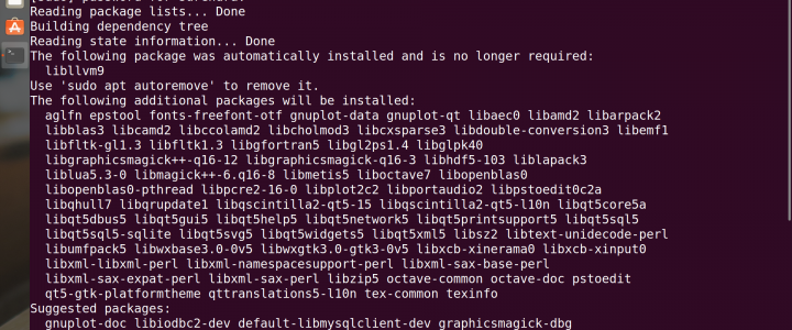 Octave Install Ubuntu Linux