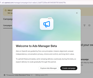 OpenAI Ads Manager