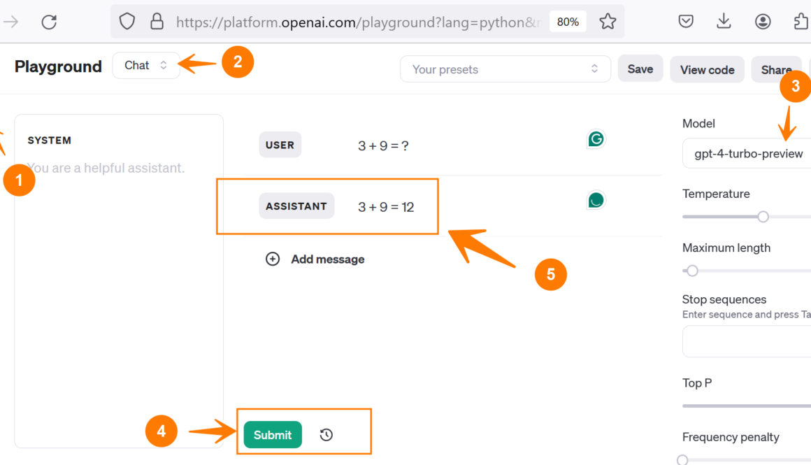 OpenAI Chat Playground Demo