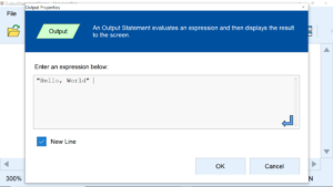 Flowgorithm Output Statement | TestingDocs